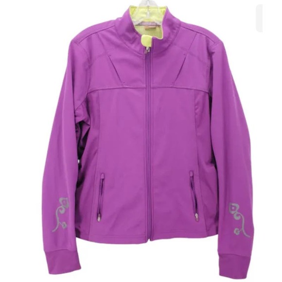 Athleta Purple Zip-Up Jacket - Size Small - Great Pre-owned Gym Gear WC32 - Picture 1 of 9